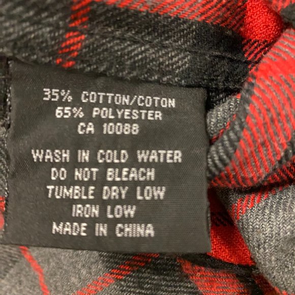 Vintage Collection Long Sleeve Plaid Flannel, size M - Picture 6 of 6